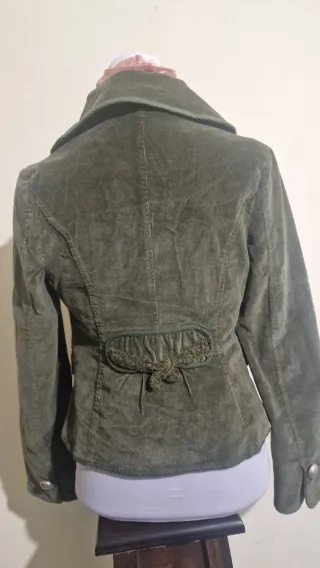 Giacca donna velluto millerighe