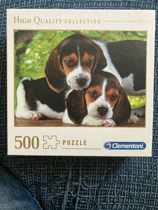 Puzzle Clementoni 500 Piezas Perritos Beagle