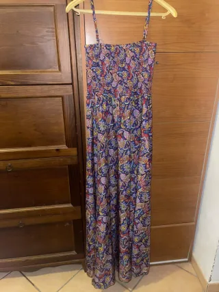 Vestito lungo donna fantasia floreale
