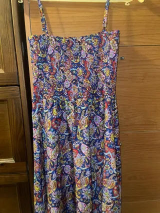 Vestito lungo donna fantasia floreale
