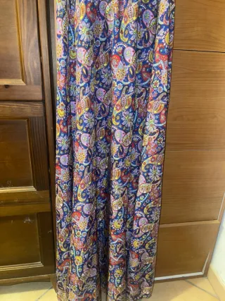 Vestito lungo donna fantasia floreale