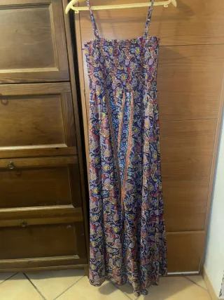 Vestito lungo donna fantasia floreale