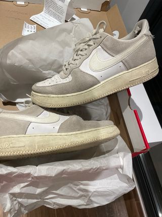 Nike Air Force 1 Beige/Blanco Talla 44,5