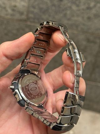 Reloj Oakley Blade Plata Verde Vintage