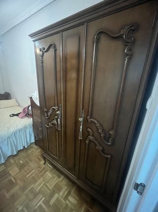 Dormitorio completo con armario