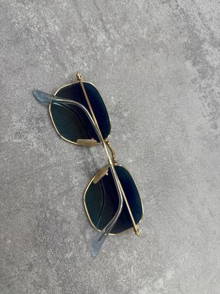 Occhiali da sole Ray-Ban oro e azzurro