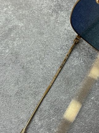 Occhiali da sole Ray-Ban oro e azzurro