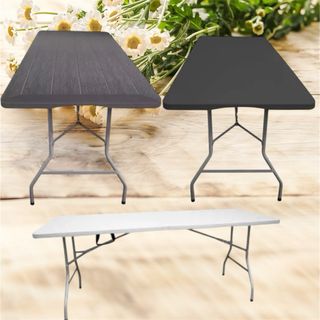 Mesa plegable rectangular