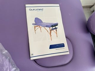 Camilla plegable madera +REGALOfunda,masaje,esteti