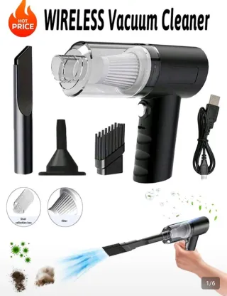 Aspirapolvere Auto Casa Wireless Portatile USB