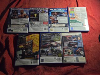 7 Jogos PS2 - WWE, Driver, Tennis