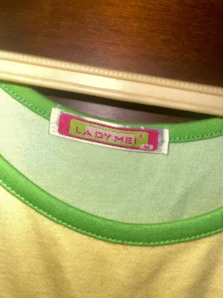 Vestito donna verde e giallo