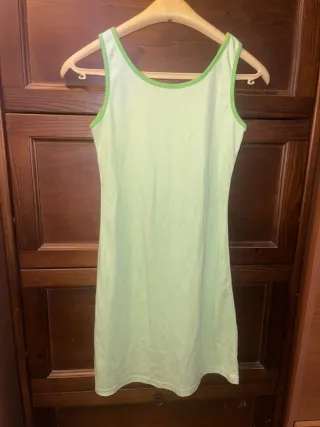 Vestito donna verde e giallo