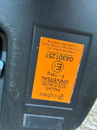 Silla de coche Cybex marrón