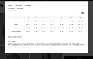 Chaqueta The North Face Talla S Gris