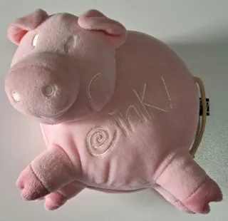 Porta CD/DVD maialino rosa