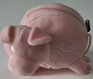 Porta CD/DVD maialino rosa