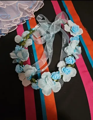 Vestido ballet niña azul talla 6