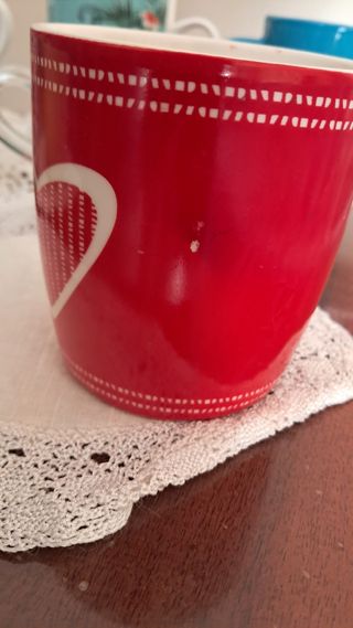 Set 3 Tazze Miste Ceramica Porcellana