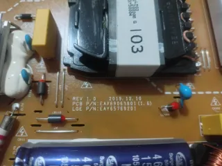 Placa TV LG 75 Piezas