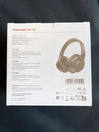 Auriculares Inalámbricos TRUEFREE Negros/Grises
