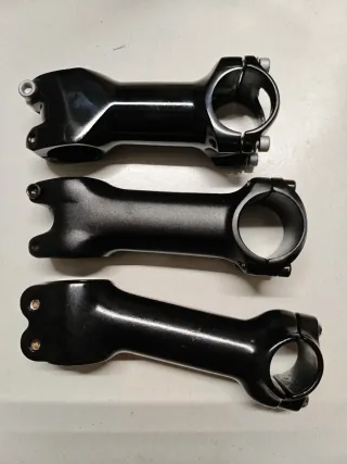 Potencia de bicicleta negra