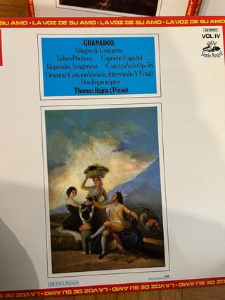 Lote 5 Vinilos Enrique Granados - Piano