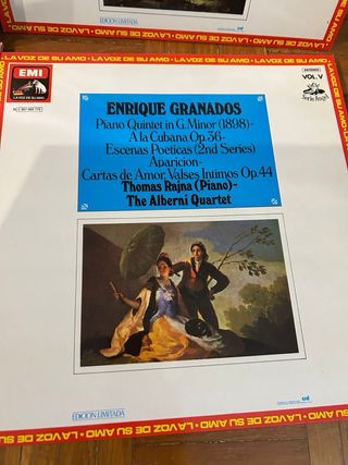 Lote 5 Vinilos Enrique Granados - Piano