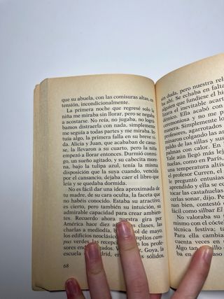 Senora De Rojo Sobre Fondo Gris (Spanish Edition)