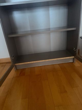 Estantería Billy Ikea Madera y Cristal