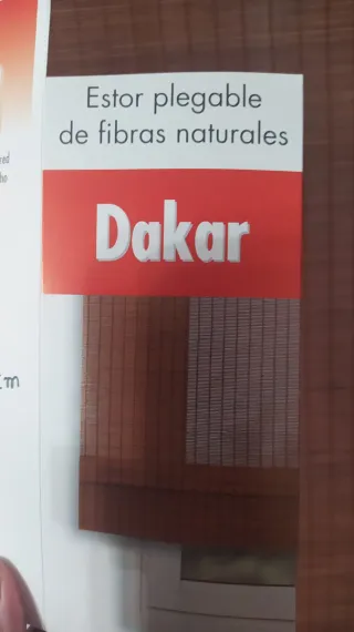 Estor Plegable Dakar Natural 90x175