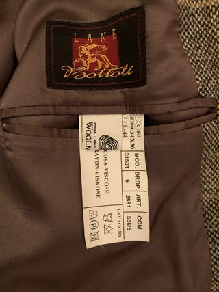 Giacca Blazer Mr.RAMOS lana vintage uomo