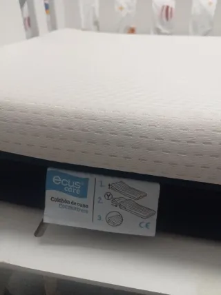 Cuna colecho Aloha 120x60 y colchón Ecuscare