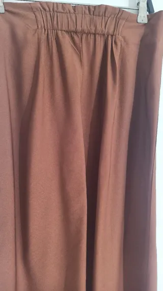 Falda Mango Talla L Marrón