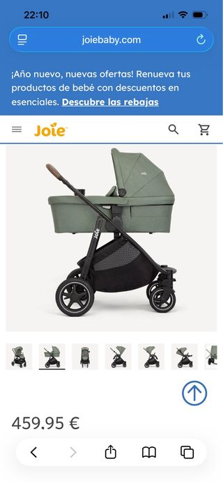 Carro Joie Versatrax Verde Laurel