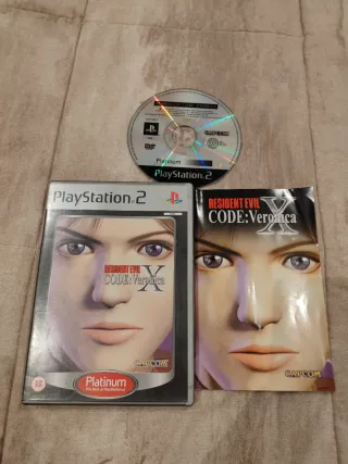 Resident Evil Code Veronica PS2 Platinum