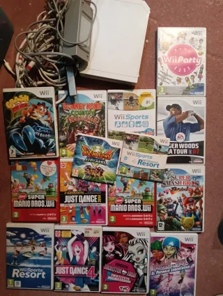 Consola Wii + 14Juegos