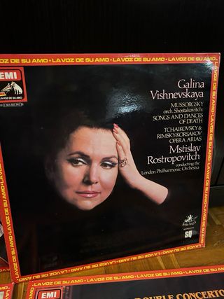 Lote 7 Vinilos Clásicos Rostropovich EMI