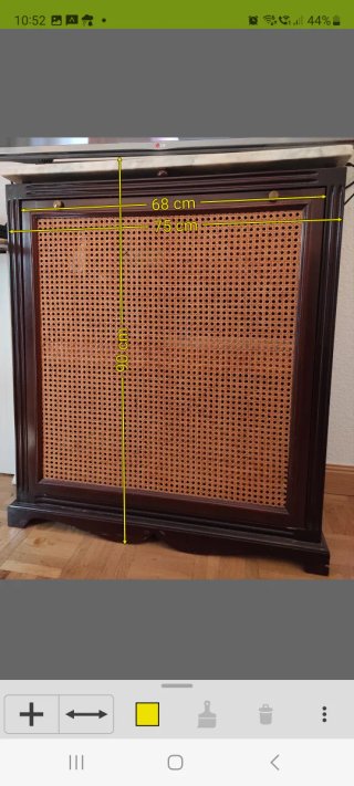 CUBRE RADIADOR ESTANTERIA