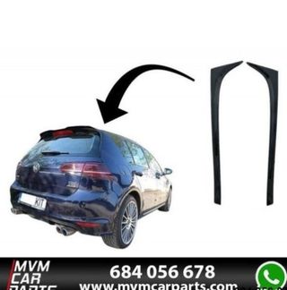 Aletines cristal trasero para VW Golf 7 y 7.5 2012