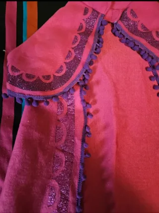 Capa Disfraz Ana Frozen Disney talla 8