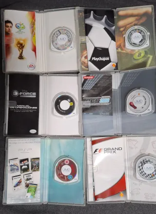 Lote 6 Juegos PSP: FIFA, PES, F1, Hellboy, G-Force