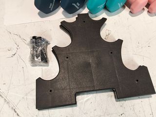 Mancuernas Hexagonales 1-3 kg con Soporte SONGMICS SYL612MK