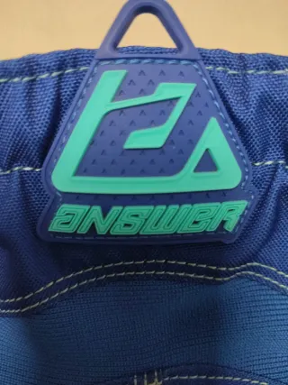 Pantalón Motocross Niño Azul y Turquesa