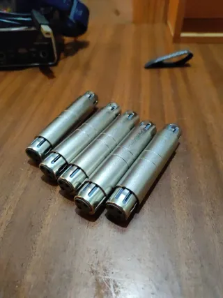 Adaptadores XLR macho a macho
