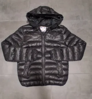 Chaqueta SikSilk Frontline Bubble Negra Nueva