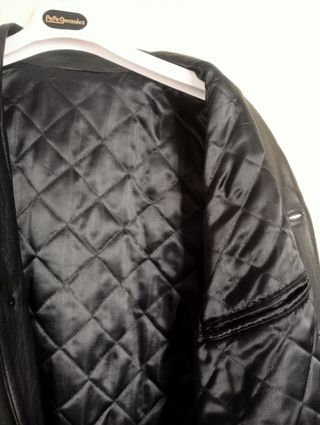 Chaqueta de cuero Pepa Gonzalez Negra Hombre