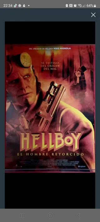 Póster Hellboy El Hombre Retorcido.