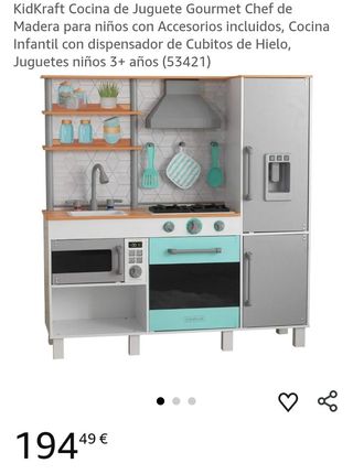 Cocina infantil de madera KidKraft Gourmet Chef con accesorios