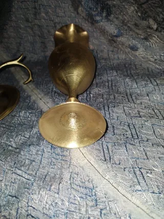 Antiguo capuchina mecha y violetero 2 x10